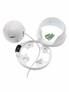 Камера видеонаблюдения уличная IP купольная вариофокальная 2MP Орбита OT-VNI30 Белая